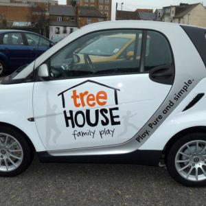 Tree House Smart Car Graphics