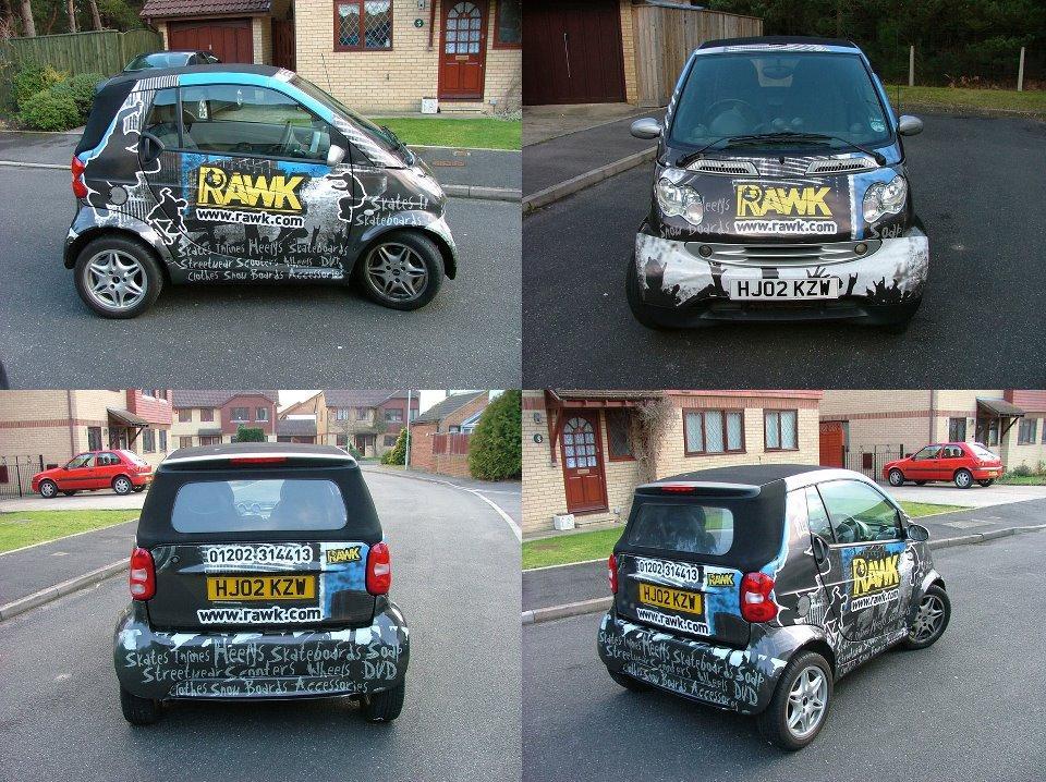 Rawk Smart Car Wrap