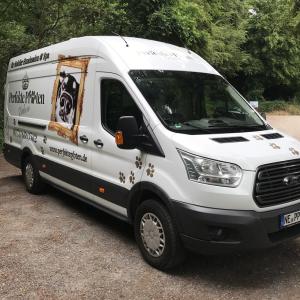 van graphics for dog groomer