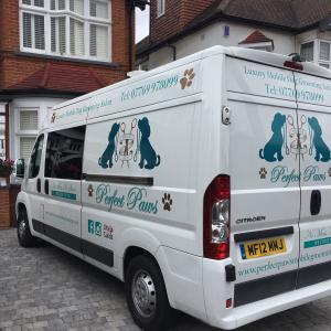 Dog Grooming Van Signs